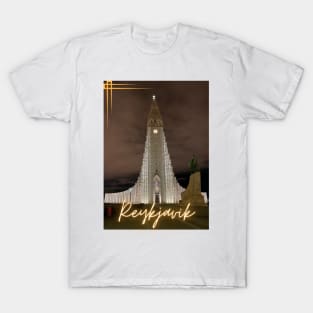 Hallgrímskirkja Church in Reykjavik T-Shirt